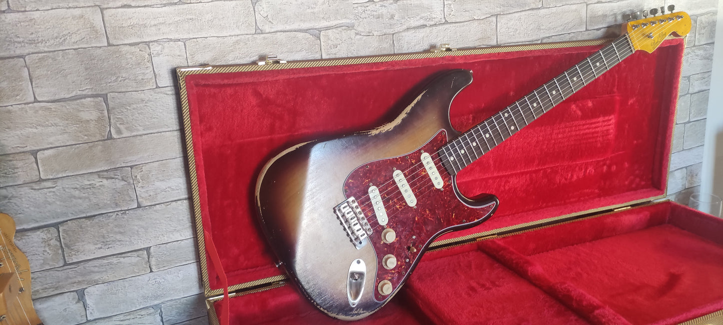 ST 60 Style. 2TS. Medium relic. Alder. Rosewood. Med relic. 1 piece body.