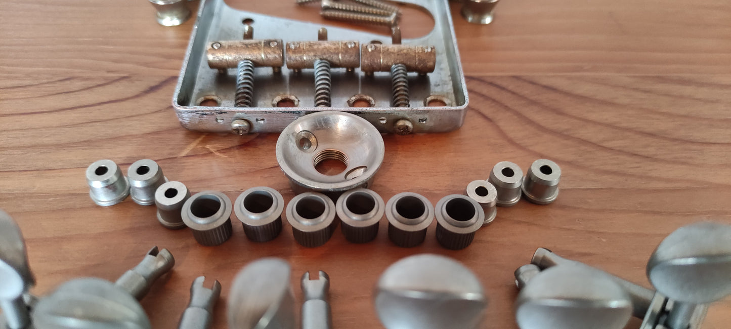 Kit Hardware Vintage para Guitarra Tipo Telecaster. CON PUENTE.