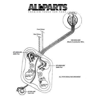 Allparts Wiring Kit for Gibson® ES-335® EP-4147-000